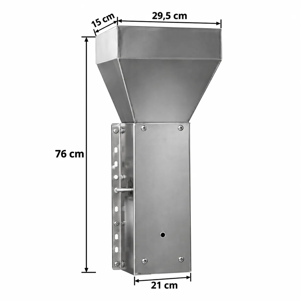 DISPENSADOR DE ALIMENTOS DE ACERO INOXIDABLE
